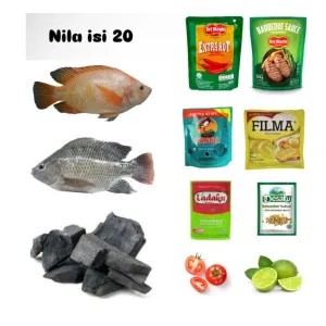 paket bakar ikan nila isi 3kg