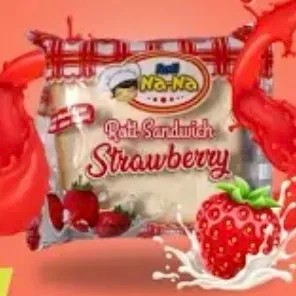 roti nana sandwich rasa strawberry