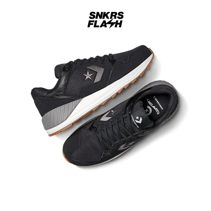 CONVERSE Wave Trainer Total Eclipse Black Sepatu Sneakers Pria - A13327C - Size 42