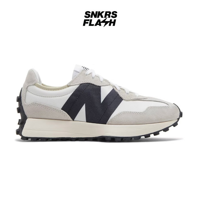 NEW BALANCE 327 Sea Salt Black聽 Sepatu Sneakers Wanita - WS327FE - Size 37