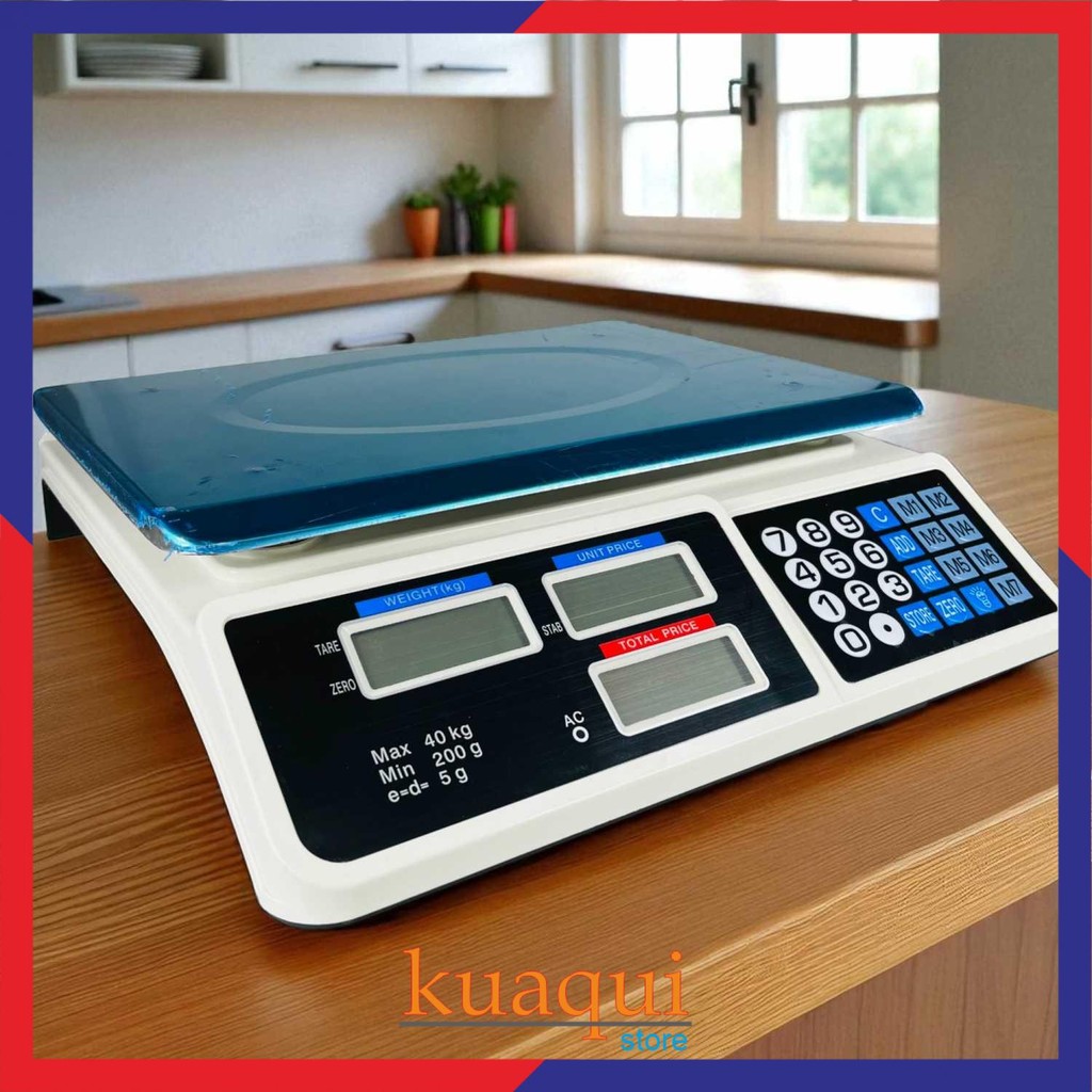 KUAQUI Protopic Timbangan Digital Buah Makanan Commercial Retail Scale 40kg - PT95