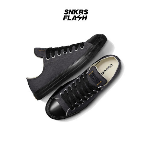 CONVERSE Ct As Ox Grey Black Sepatu Sneakers Pria  - A11508C - Size 42