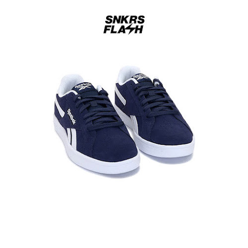 REEBOK COURT Retro Navy White Sepatu Sneakers Pria  - 100208930 - Size 44