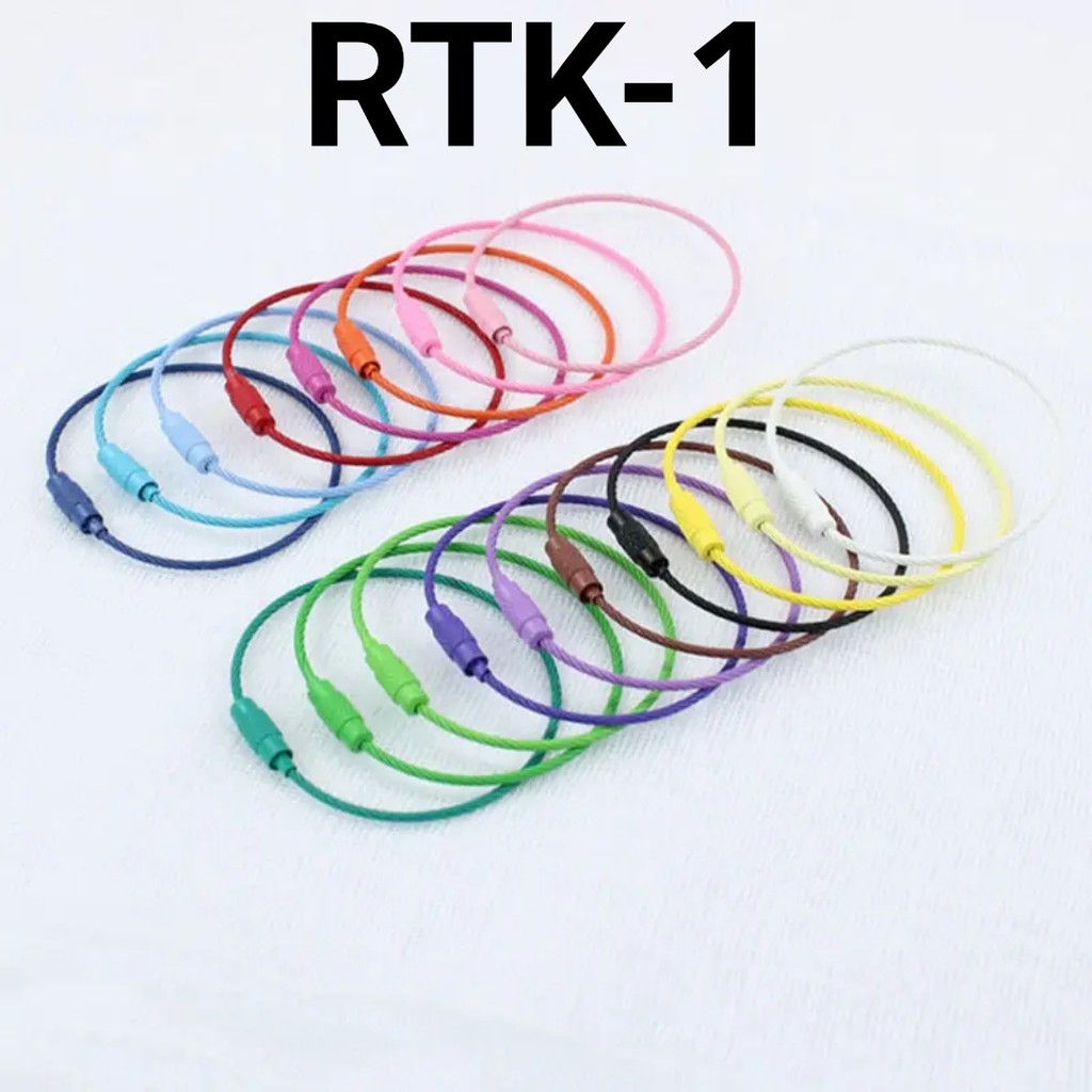 RTK-1 Lot klip bulat ring o keychain logam lobster kait pengait carabiner karabiner O ring besar tal