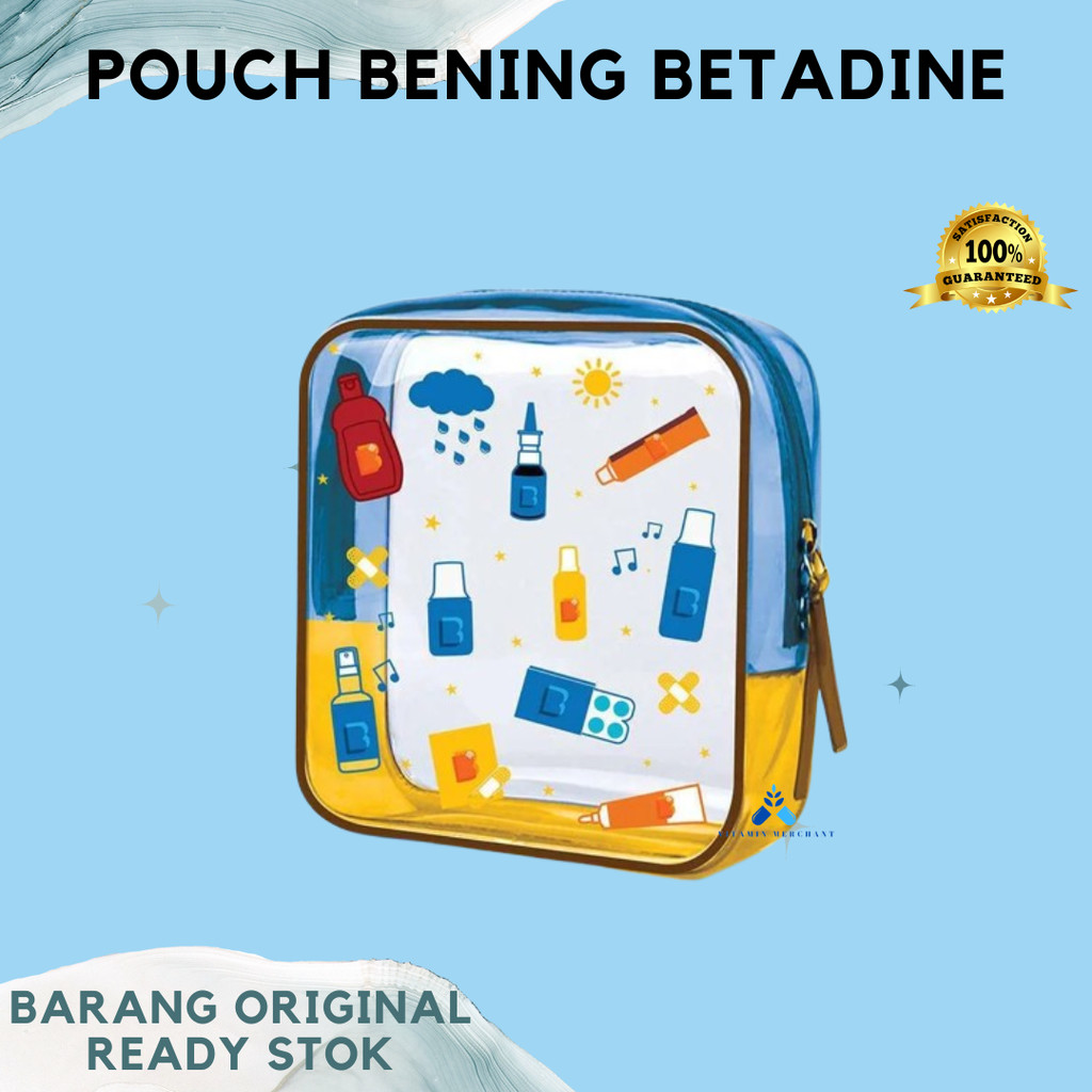 Pouch bening betadine