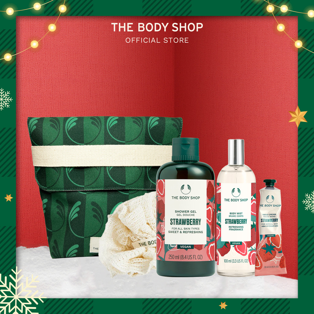The Body Shop Strawberry Small Holiday Gift Set
