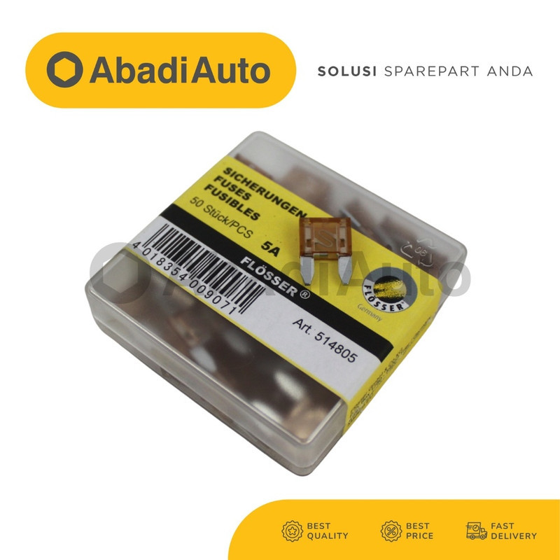 Fuse Dx Mini 5A Cokelat 514805 Flosser