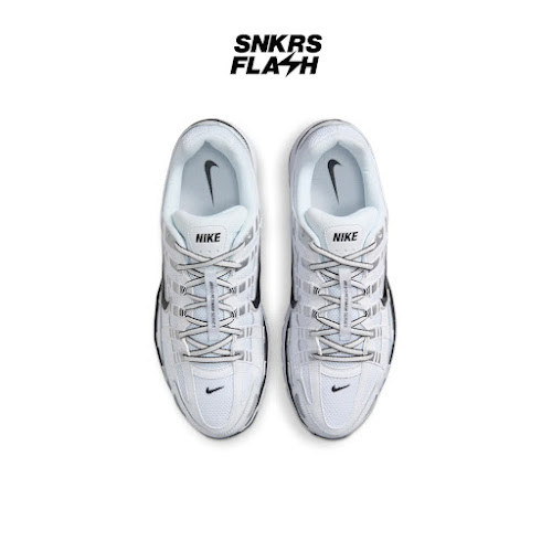 NIKE P6000 WHITE METALLIC SILVER BLACK - CD6404107 - Size 42