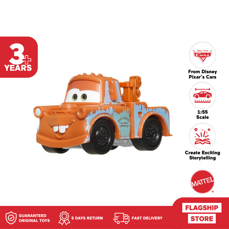 Pixar Cars 1:55 Value Die-Cast Mater - Mainan Mobil Balap