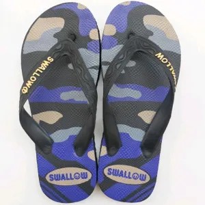 Swallow Sandal Japit [size 10 CAMO Ungu]