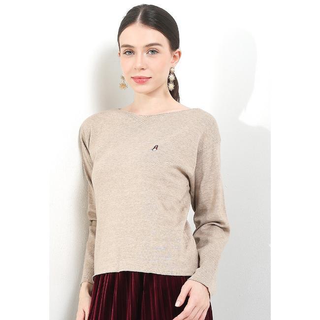 Hush Puppies Sweater Wanita London Beige