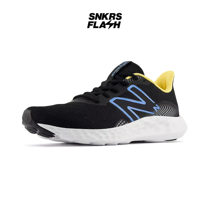 NEW BALANCE 411 V3 Black Yellow White Sepatu Lari Pria - M411RM3 - Size 43
