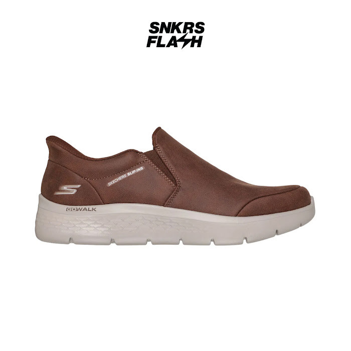 SKECHERS Go Walk Flex Brown Sepatu Casual Pria - 216334BRN - Size 42