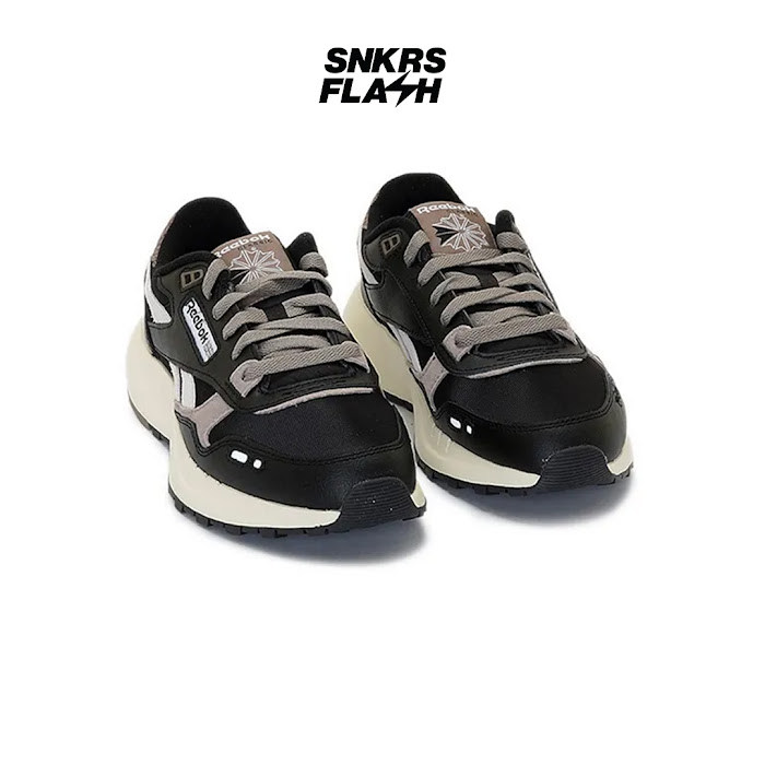 REEBOK Classic Leather 2400 Washed Black Sepatu Sneakers Pria - 100209525 - Size 43