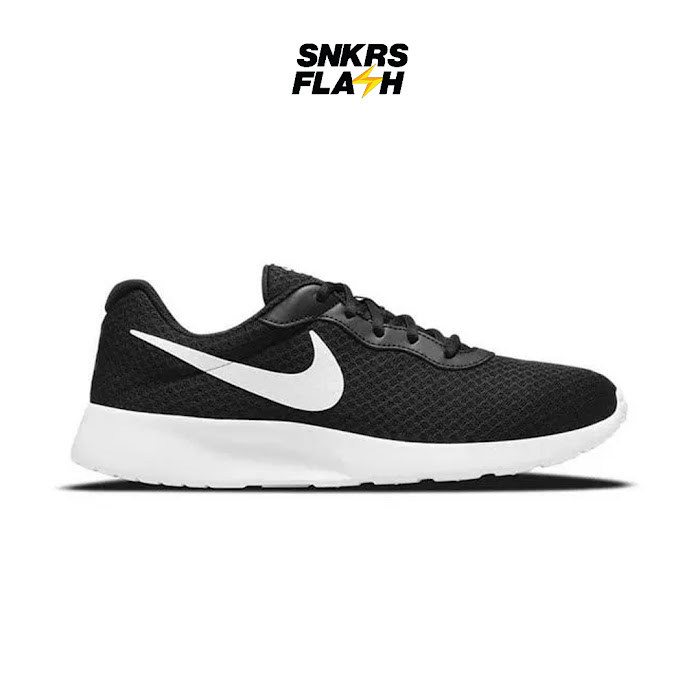 NIKE Tanjun Black White Sepatu Sneakers Pria - DJ6258003 - Size 42
