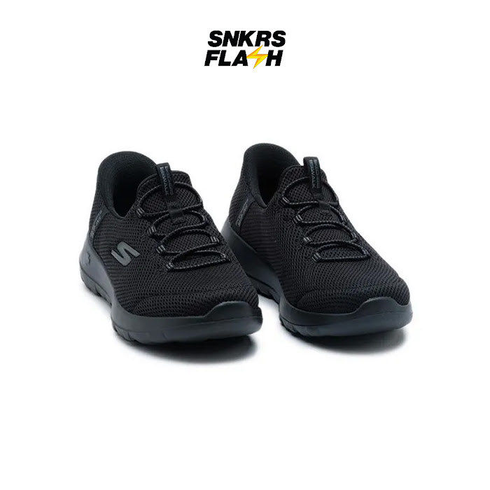 SKECHERS Go Walk Joy Triple Black Sepatu Casual Wanita - 124678BBK - Size 36