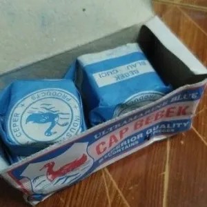 blawu / blau cap bebek buat obat gondok