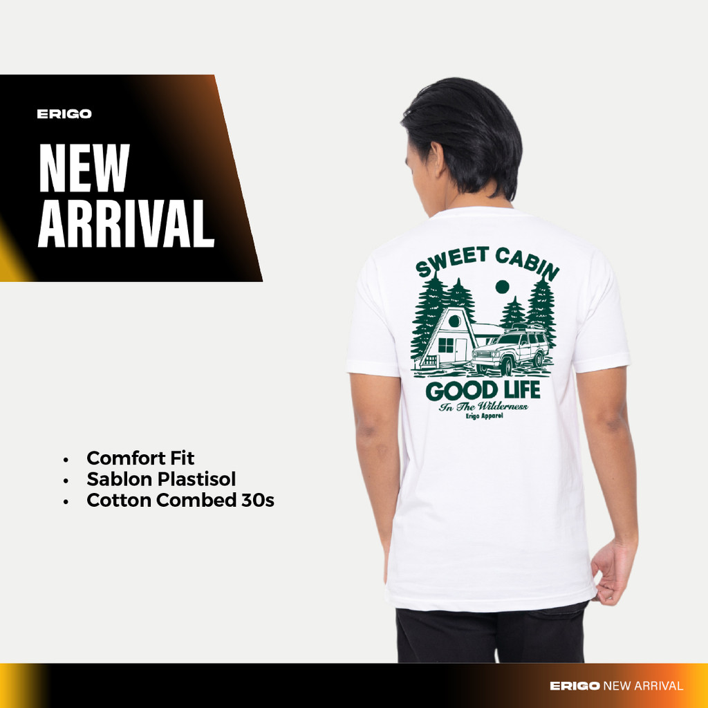 Erigo T-Shirt Wesson White - Kaos Unisex