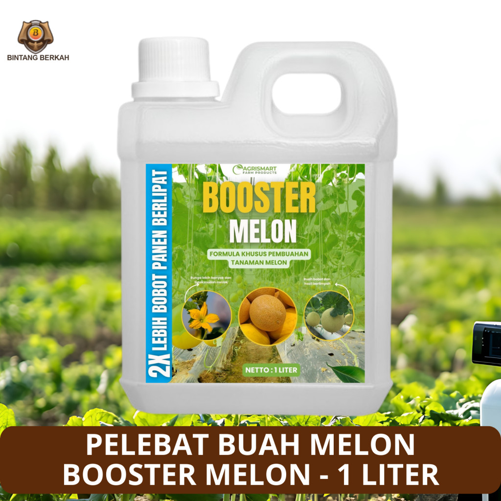 Booster Melon 1 Liter Pupuk Booster Pembungaan dan Pembuahan Melon