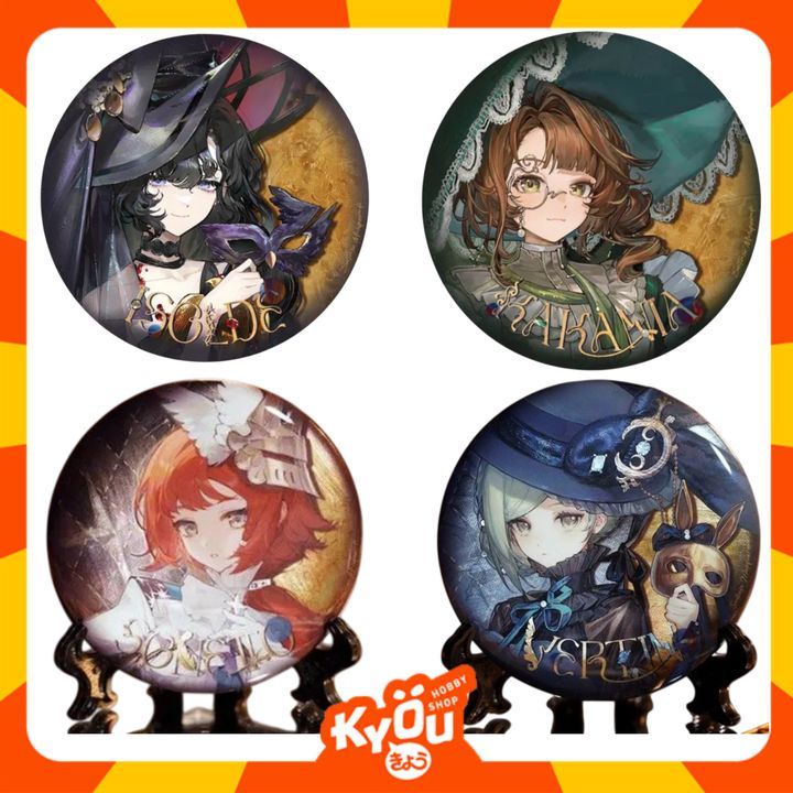 Isolde - Kakania - Aleph - Sonetto - Vertin Mask in the Box Badge - Reverse: 1999