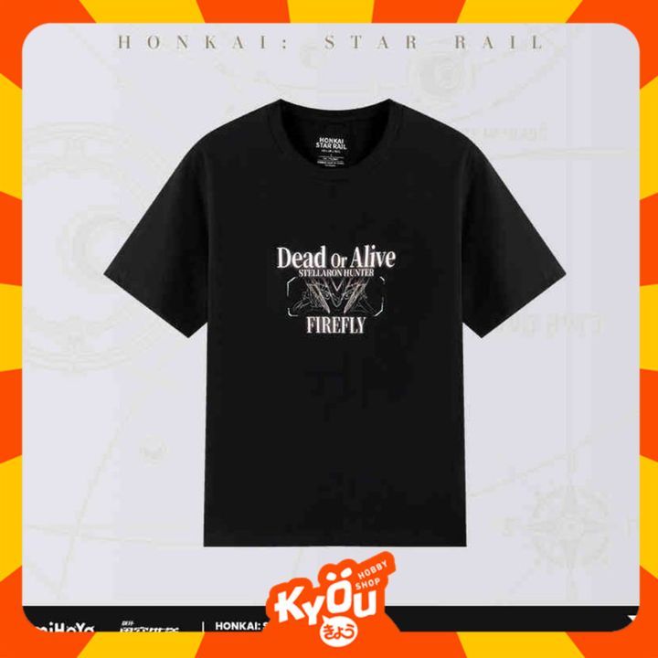 [Black] Firefly Fashion Theme Series T-Shirt - HSR