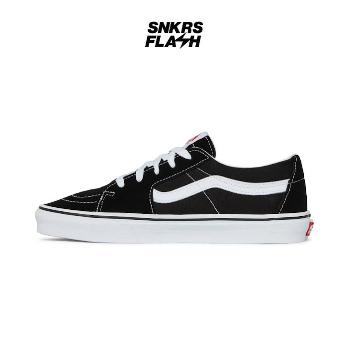 VANS Sk8 Low Black White Sepatu Sneakers Unisex - VN0A4UUK6BT - Size 39