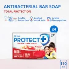 Prima protect sabun batang total 110g