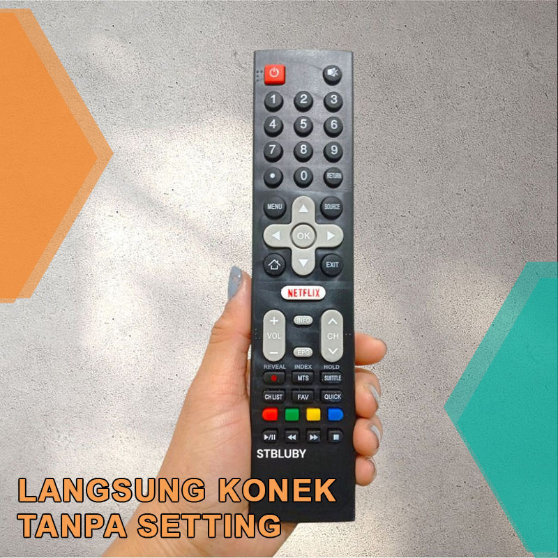 REMOT REMOTE SMART TV COOCAA  32S5C 40S5C ANDROID TV 32S5C 40S5C LED TV dijamin konek tanpa setting