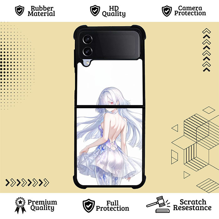 Custom Case Samsung Galaxy Z Flip 7 6 5 4 3 Mornye Anime Glow ZR0125 Case Cover