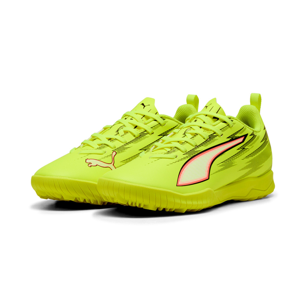 Sepatu Futsal Anak Ultra 6 Play Tt Jr Yellow Alert-Puma Bla 108989 01