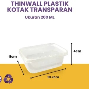 Thinwall Misting Plastik 200 ml 25per pack