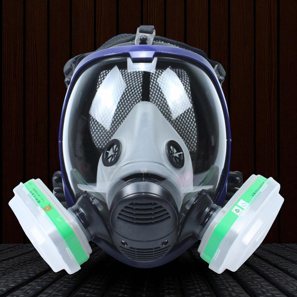 Masker Respirator Gas Mask Full Face N95 2011 Cotton Filter