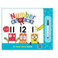 Children Book - NUMBERBLOCKS 11 TO 20 A WIPECLEAN BOOK - 9781802630244
