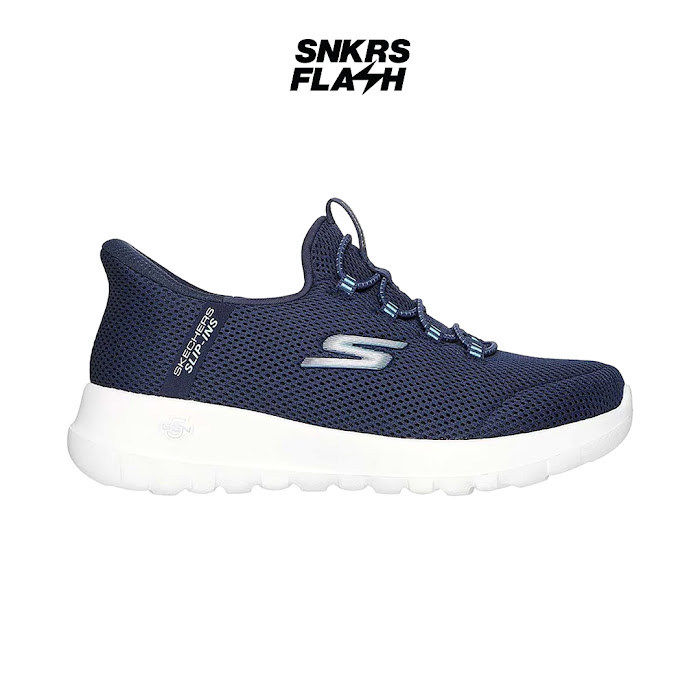SKECHERS Go Walk Joy Navy White Sepatu Casual Wanita - 124678NVAQ - Size 37