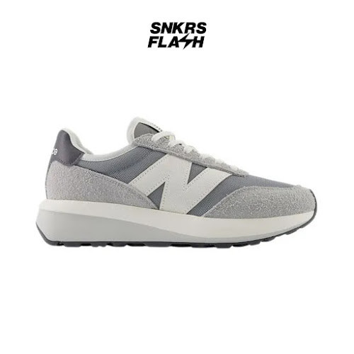 NEW BALANCE 370 Grey Sepatu Sneakers Unisex  - U370AH - Size 43