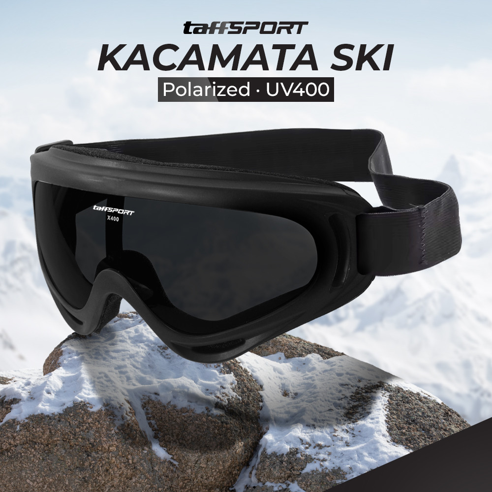 Nussa Kacamata Helm Motor Goggles Ski Polarized UV400 Windproof - X400
