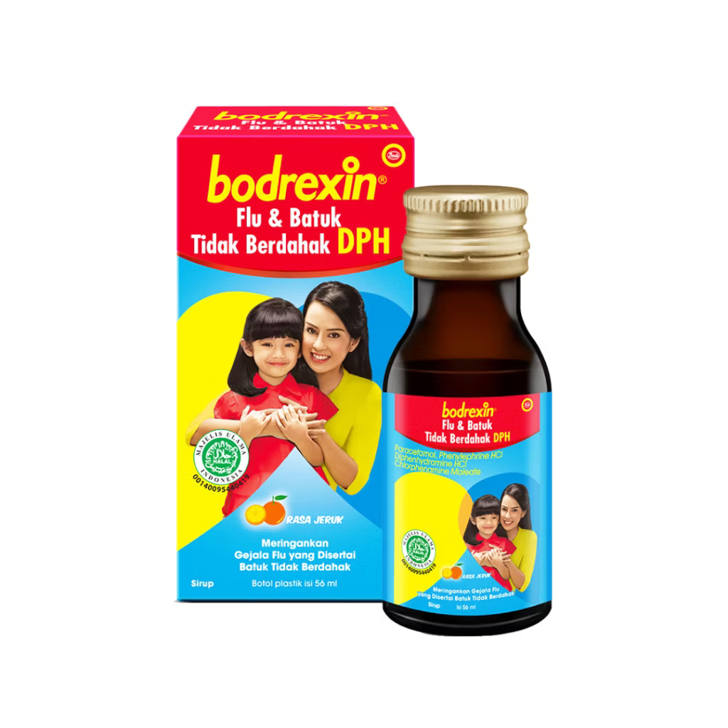 Bodrexin flu dan batuk PE 56ml