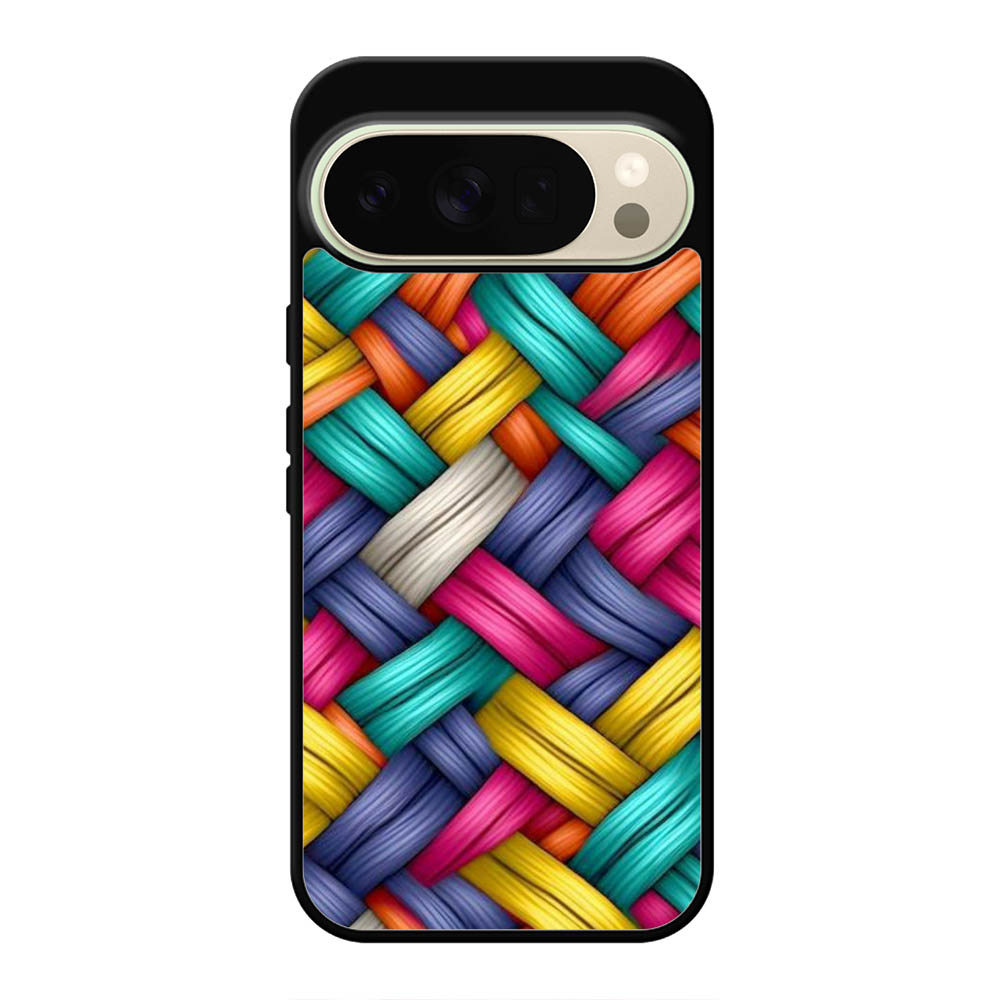 Casing Case Google Pixel 10 9 9A 8 8A 7 7A 6 6A 5 5A 4 4A 3 3A Pro XL Colorful Fabric Weaving