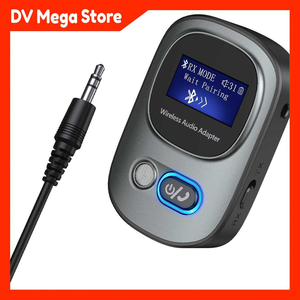 DV Mega Store VIKEFON Bluetooth Adapter 2in1 Transmitter Receiver Audio 5.3 2.4GHz - T68
