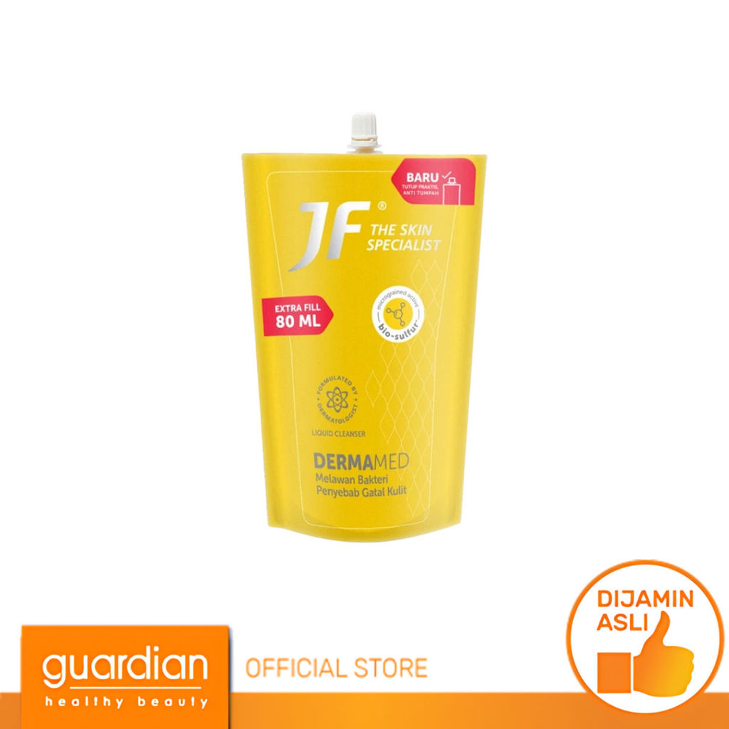 JF Dermamed Cleanser Liquid 420 ml Pouch Spout + Extra Fill 80 ml