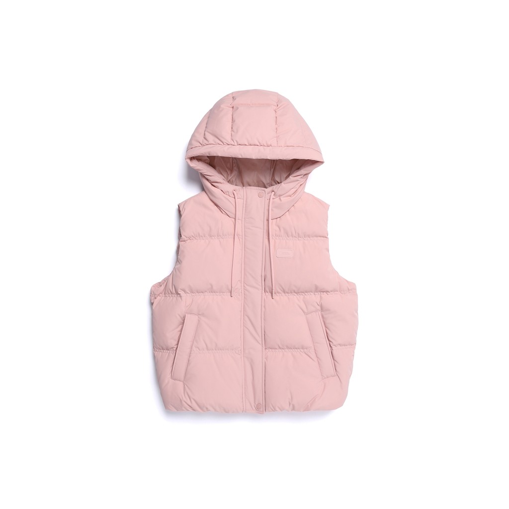 National Geographic Women Crassa Hoodie Duck Down Vest Pink - Hoodie Pink