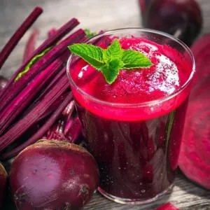Jus Buah Bit (beetroot juice)