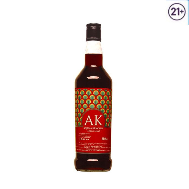 Arjuna Kencana Anggur Merah 650ml AK Amer - Lokal Spirit (ORI & RESMI)