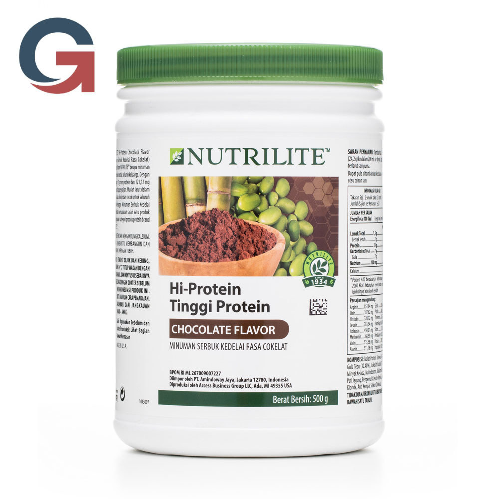 Amway Nutrilite Hi-Protein Coklat Ori