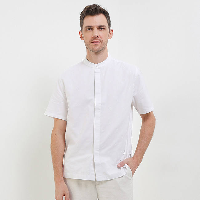 Hush Puppies Kemeja Pria Kk Oryan White
