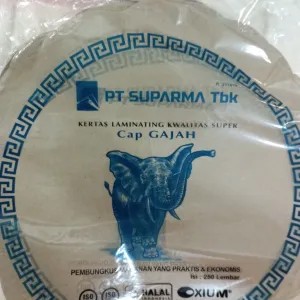 Kertas nasi bulat/kembang cap Gajah ( 250 lembar)