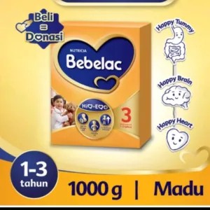 Susu Nutricia Bebelac 3  1 kg Rasa Madu/Vanila