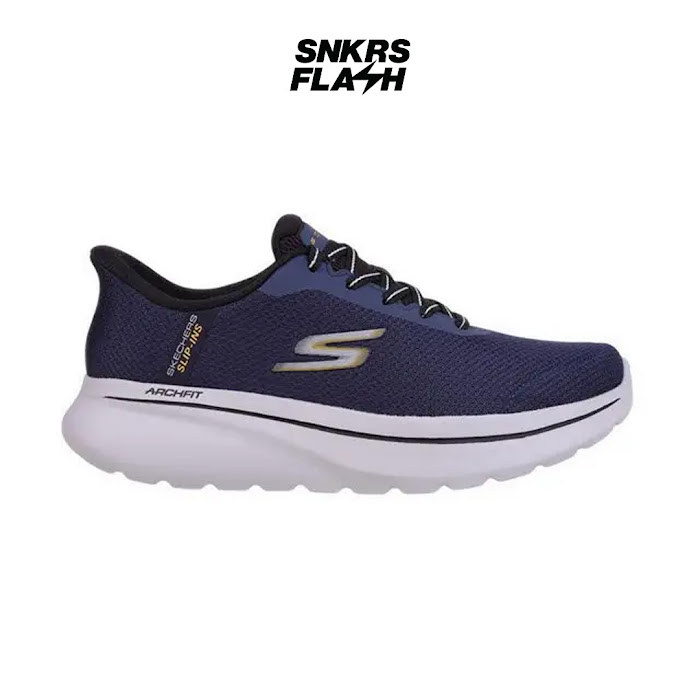 SKECHERS Go Walk Arch Fit N Joy Navy Sepatu Casual Pria - 217080NVY