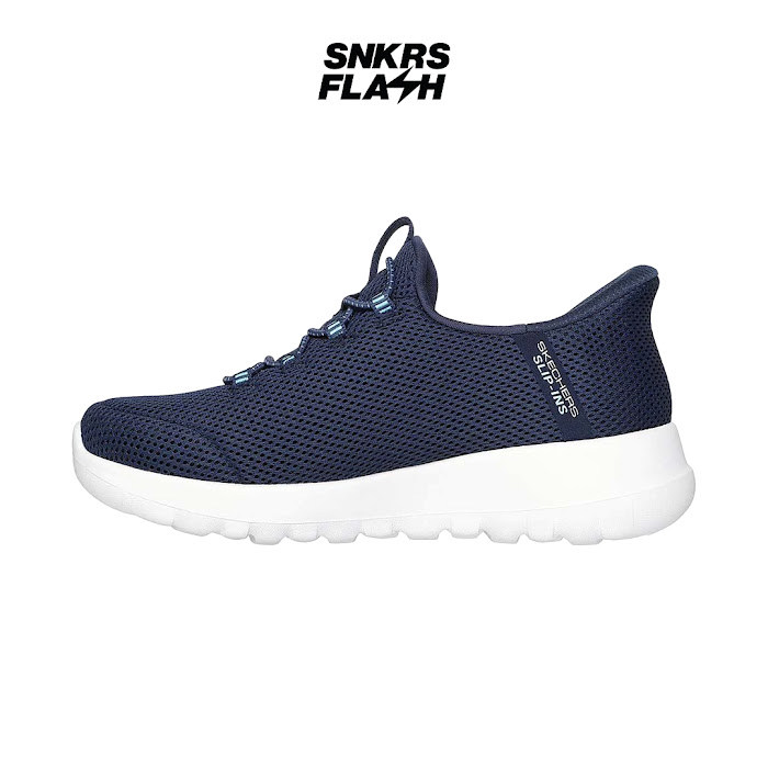 SKECHERS Go Walk Joy Navy White Sepatu Casual Wanita - 124678NVAQ - Size 37