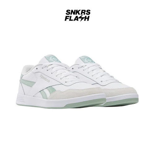 REEBOK COURT Advance White Hybrid Green Sepatu Sneakers Unisex  - 100208947 - Size 40